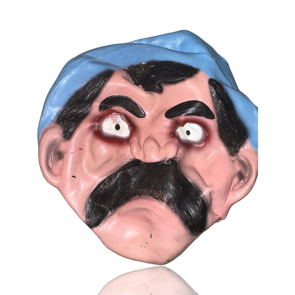 Vintage Rubber Face Cartoon Character Figurine: El Chavo Del Ocho 80’s Mask